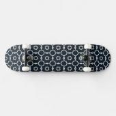 Geometrische print persoonlijk skateboard (Horizontaal)