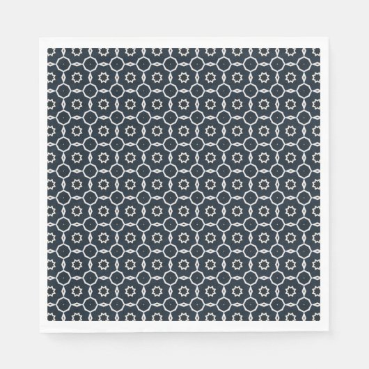 Geometrische print servet (Voorkant)