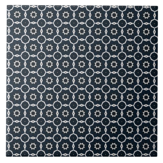Geometrische print tegeltje (Voorkant)