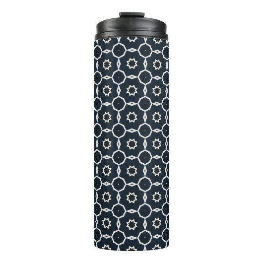 Geometrische print thermosbeker (Voorkant)