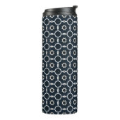 Geometrische print thermosbeker (Gedraaid links)