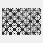 Geometrische print Verpakking Papieren Bladen Set  Inpakpapier Vel (Voorkant 2)