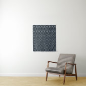 Geometrische print wandkleed (In situ)