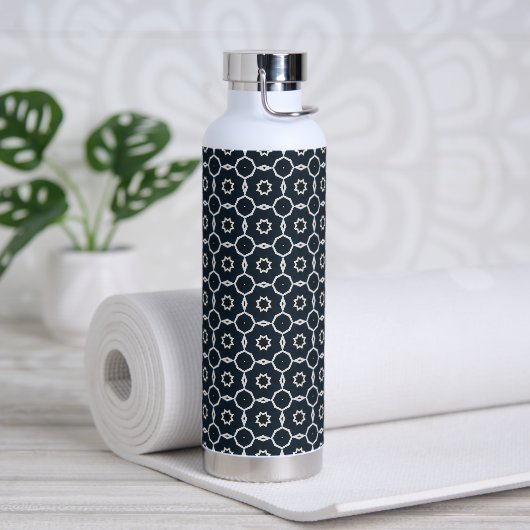 Geometrische print waterfles (Yoga)