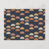 Geometrische puntcirkelpatroon feestdagenkaart (Voorkant)