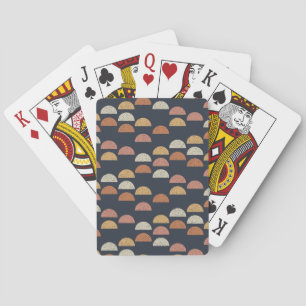 Geometrische puntcirkelpatroon pokerkaarten