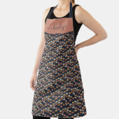 Geometrische puntcirkelpatroon schort (Insitu)