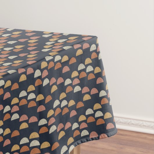 Geometrische puntcirkelpatroon tafelkleed (Voorbeeld)