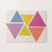 Geometrische puzzel uit de midden eeuw legpuzzel (Horizontaal)