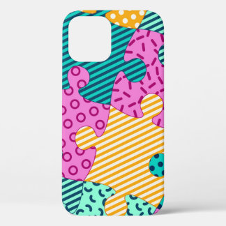Geometrische puzzels: Memphis Banner. Case-Mate iPhone Case