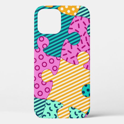 Geometrische puzzels: Memphis Banner. Case-Mate iPhone Case (Achterkant)
