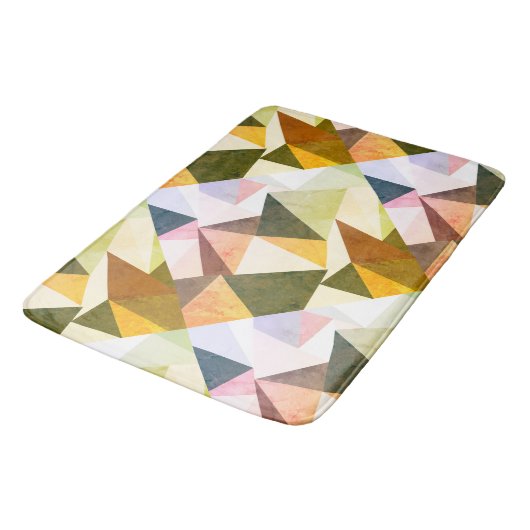 Geometrische pyromiden van moderne aardmeetapparat badmat (Gekanteld)