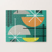 Geometrische quadranen Abstracte kunst Legpuzzel (Horizontaal)