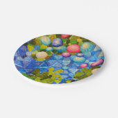 Geometrische quilt patroon papieren bordje (Gekanteld)