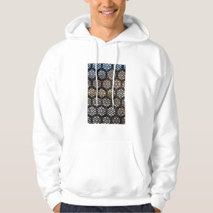 Geometrische raster, India Hoodie