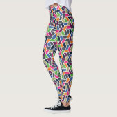 Geometrische raster leggings (Links)