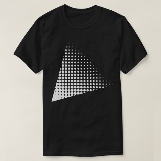geometrische rasterdriehoek t-shirt (Design voorkant)