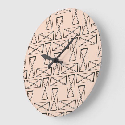 Geometrische rechthoek X ontwerp Grote Klok (Hoek)