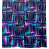 geometrische rechthoeken douchegordijn (Voorkant)