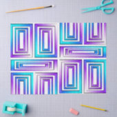 geometrische rechthoeken tissuepapier (Craft)