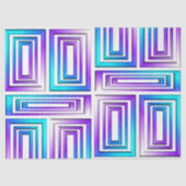 geometrische rechthoeken tissuepapier (Voorkant)