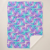 geometrische rechthoekige deken (Voorkant)