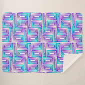 geometrische rechthoekige deken (Voorkant (horizontaal))