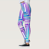 geometrische rechthoekige leggings (Links)