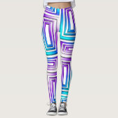 geometrische rechthoekige leggings (Voorkant)