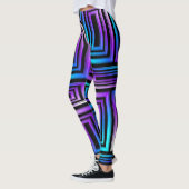 geometrische rechthoekige leggings (Links)