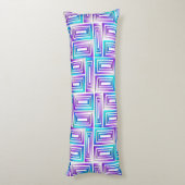 geometrische rechthoekige proefkussen lichaamskussen (Achterkant (Verticaal))