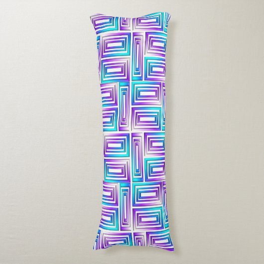 geometrische rechthoekige proefkussen lichaamskussen (Voorkant Verticaal)