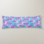 geometrische rechthoekige proefkussen lichaamskussen (Achterkant)