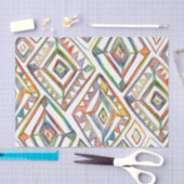Geometrische regenbogen Diamonds Tissuepapier (Craft)