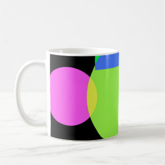 Geometrische regenboog koffiemok