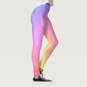 Geometrische regenboog leggings (Rechts)