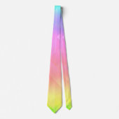 Geometrische Regenboog Stropdas (Voorkant)
