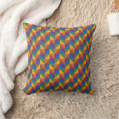 geometrische regenboogdriehoek kussen (Deken)