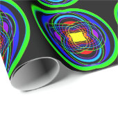 Geometrische regenboogkleuren vormen cadeaupapier (Rol Hoek)