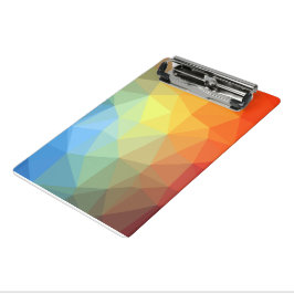 Geometrische regenboogstraal Kaleidoscoop Mini Klembord