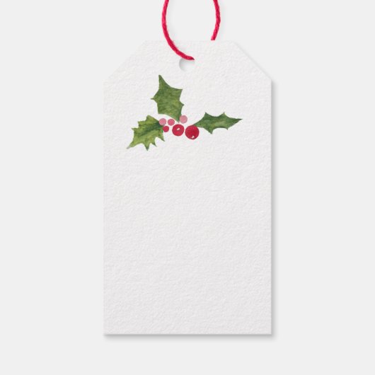 Geometrische rendier kerstcadeau Label Cadeaulabel (Achterkant)