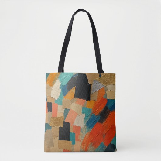 geometrische resonantie tote bag (Voorkant)