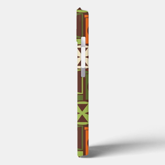 Geometrische Retro 50s Mid-Century Modern Abstract Case-Mate iPhone Case (Achterkant / Links)