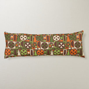 Geometrische Retro 50s Mid-Century Modern Abstract Lichaamskussen