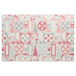 Geometrische Retro 50s Mid-Century Modern Abstract Stof
