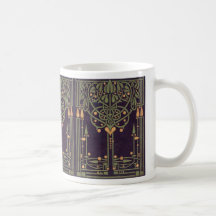 Geometrische Retro Design Coffee Mok