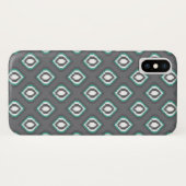 Geometrische retro ikat tribaal patroon Case-Mate iPhone case (Achterkant (horizontaal))