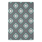 Geometrische retro ikat tribaal patroon mini klembord (Achterkant)