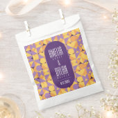 Geometrische Retro Vibes Herfstkleur Favoriete Tas Bedankzakje (Geknipt)