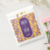 Geometrische Retro Vibes Herfstkleur Favoriete Tas Bedankzakje (Gezegeld)